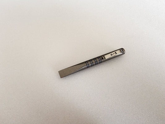 MIG Pocket Pry Bar (Titanium) - Rough Tumble and Blue