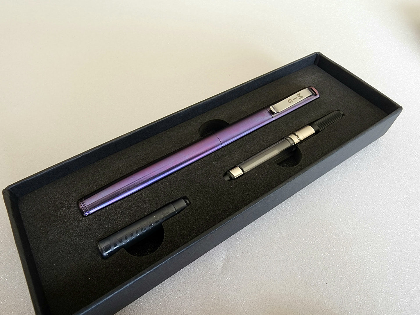 MIG Fountain Pen (Titanium) - Anodised as pictured