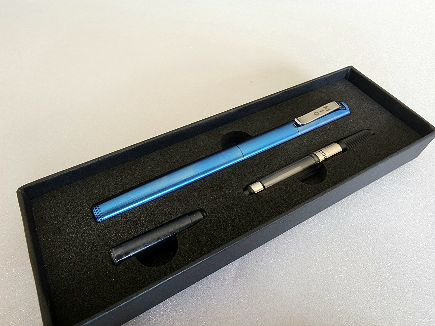 MIG Fountain Pen (Titanium) - Anodised as pictured