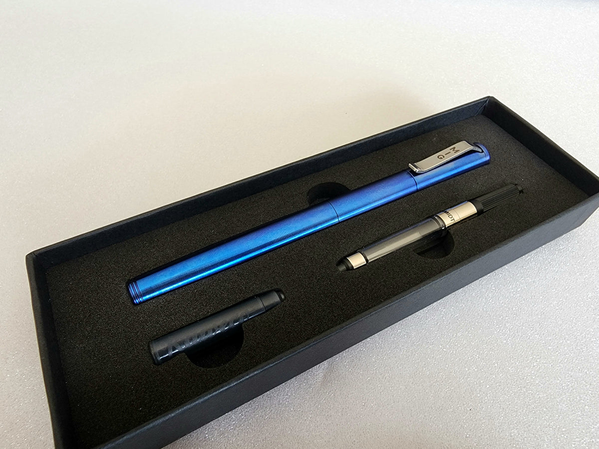 MIG Fountain Pen (Titanium) - Anodised as pictured
