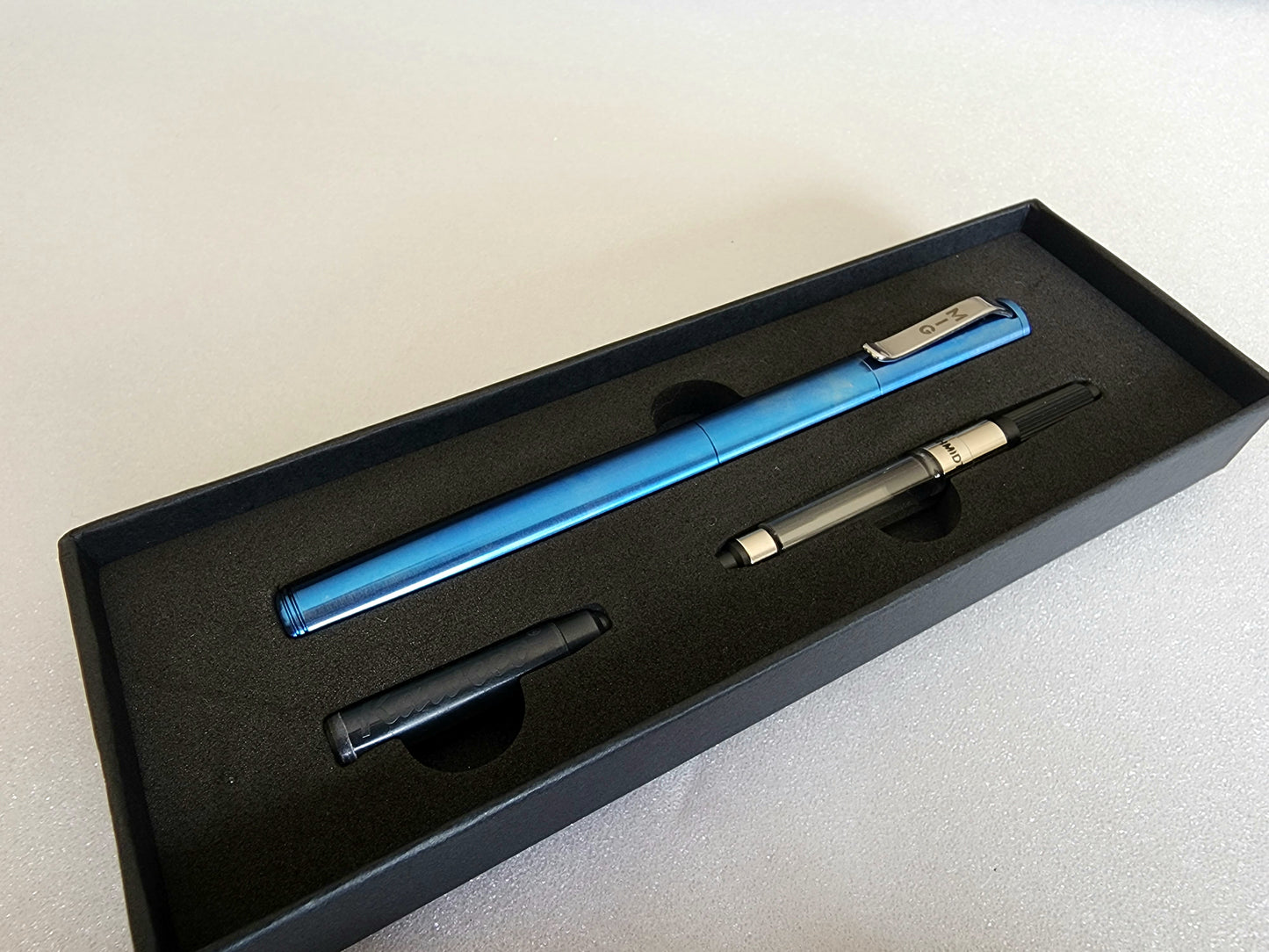 MIG Fountain Pen (Titanium) - Anodised as pictured