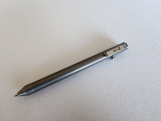 MIG Bolt Pen - Titanium with Timascus End Cap - Limited Run
