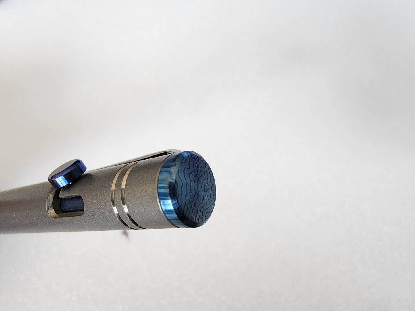 MIG Bolt Pen - Titanium with Timascus End Cap - Limited Run