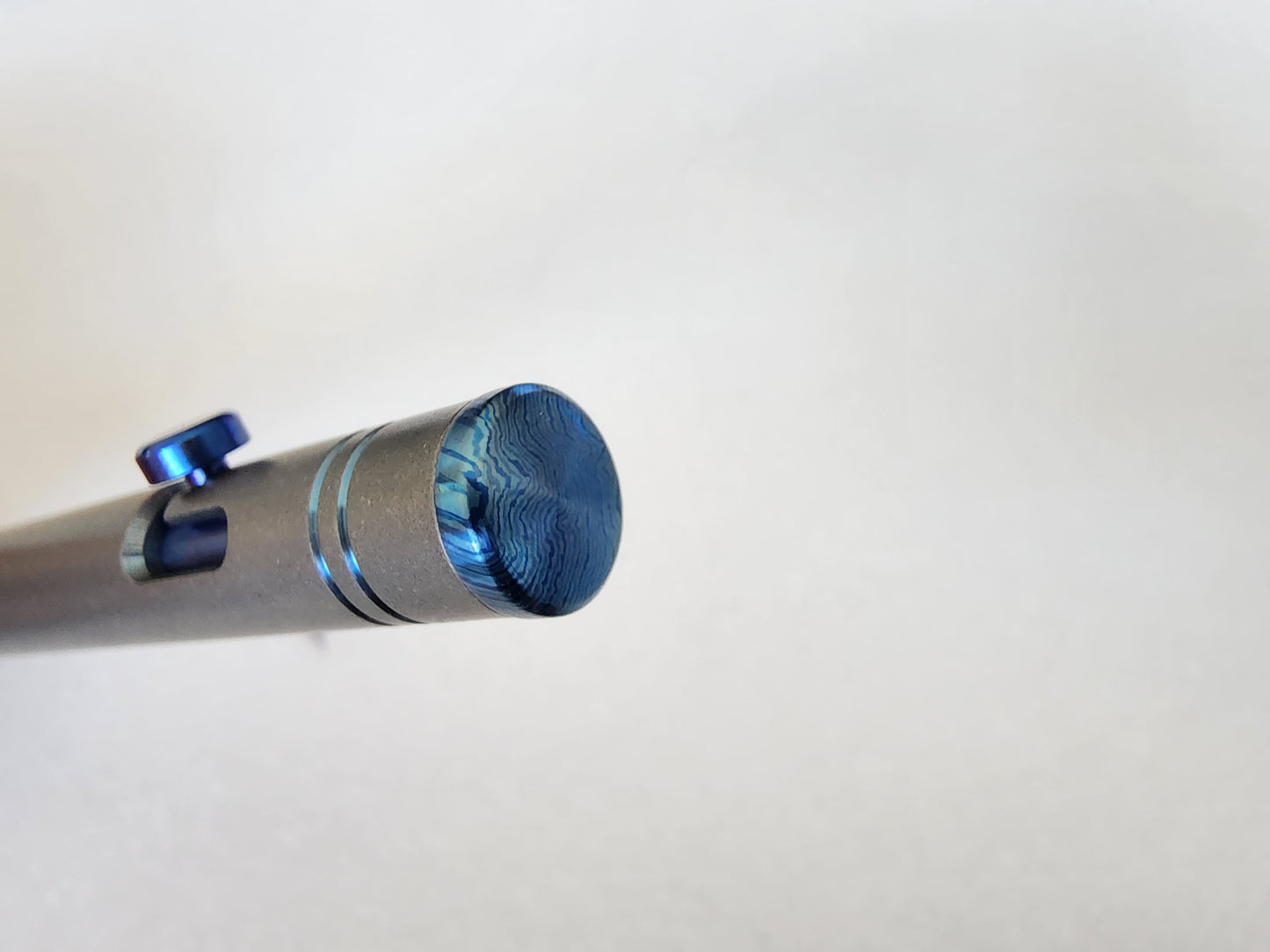 MIG Bolt Pen - Titanium with Timascus End Cap - Limited Run