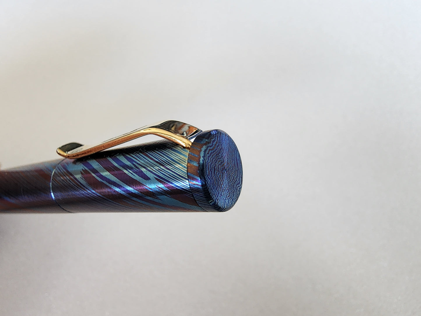 MIG Fountain Pen (Timascus) - Gold Plated Hardware