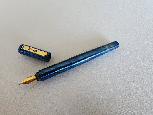 MIG Fountain Pen (Timascus) - Gold Plated Hardware