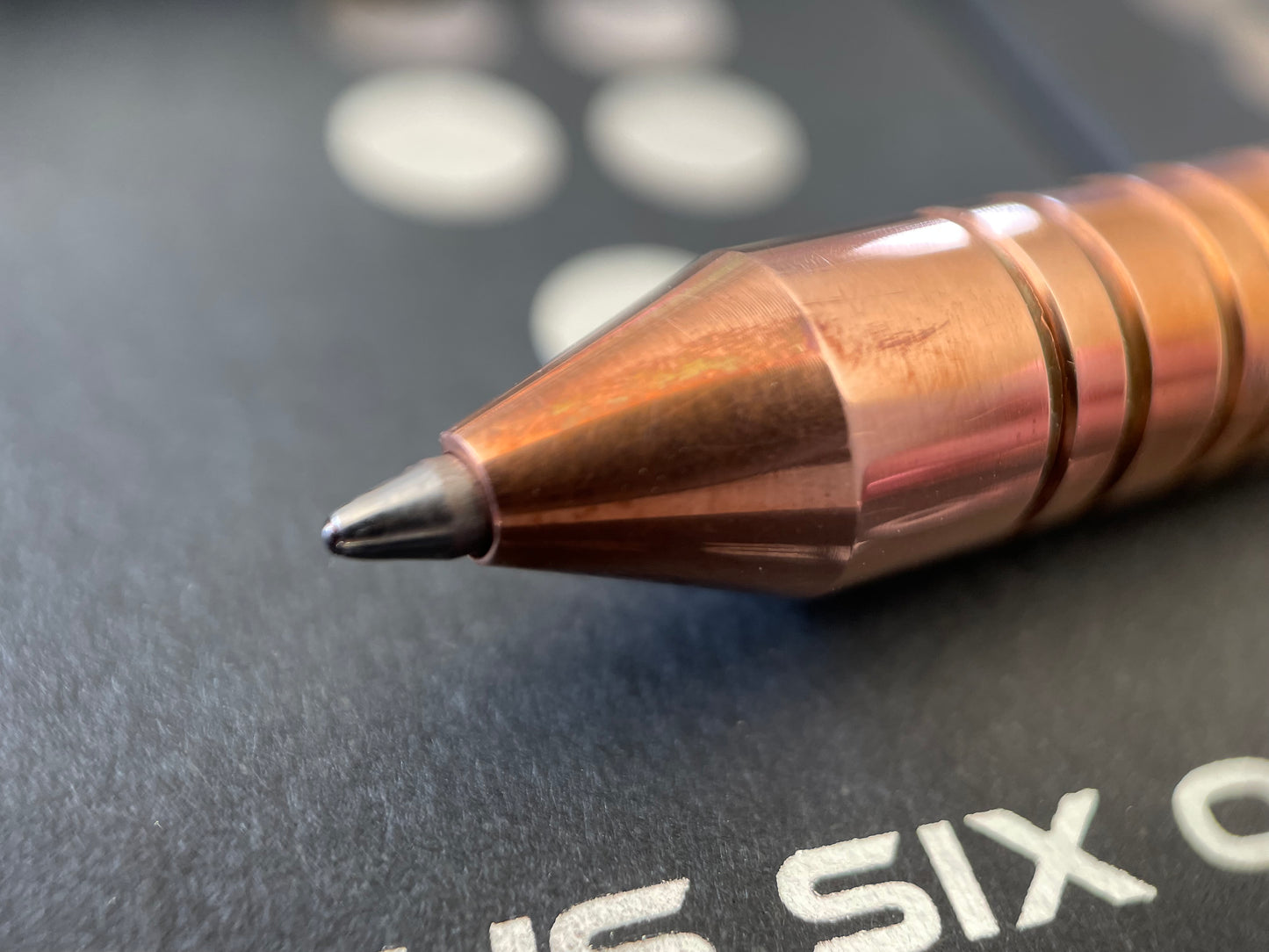 Copper Metal/Steel Ballpoint Bolt Pen