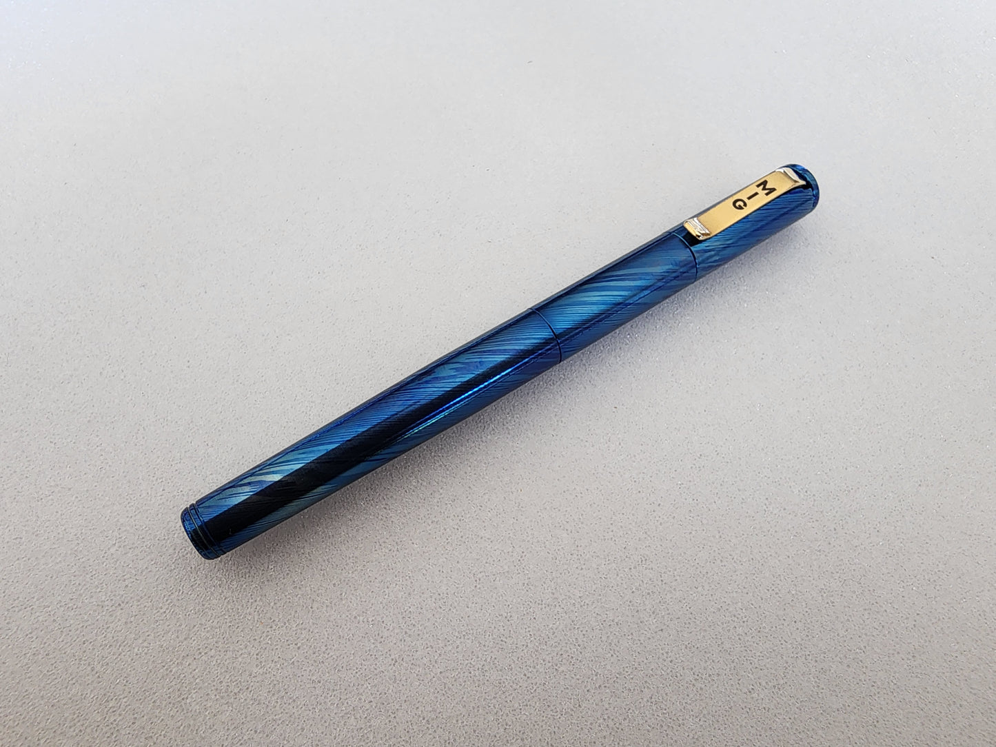 MIG Fountain Pen (Timascus) - Gold Plated Hardware