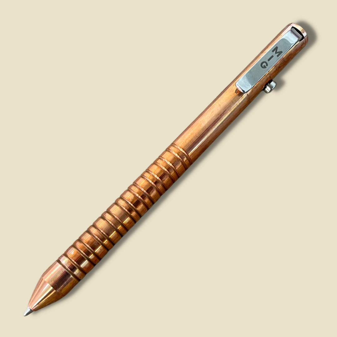 copper bolt action pen
