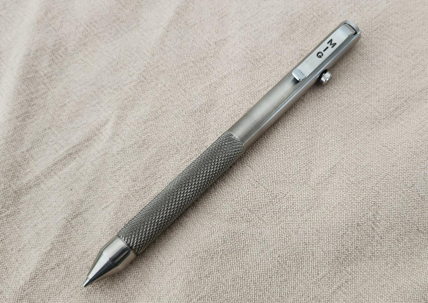 MIG Bolt Pen (Titanium) - Knurled